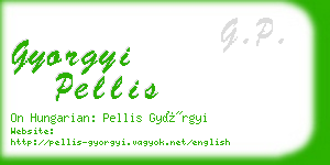 gyorgyi pellis business card